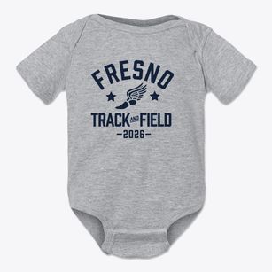 Fresno Christian School Track and Field Baby Onesie
