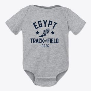Egypt Elementary School Track and Field Baby Onesie