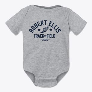 Robert Ellis Middle School Track and Field Baby Onesie
