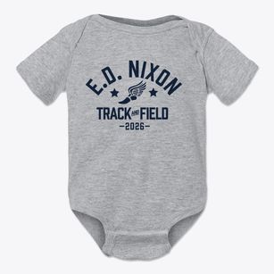 E.d. Nixon Track and Field Baby Onesie