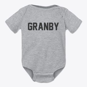 Granby New York Classic Block Baby Onesie