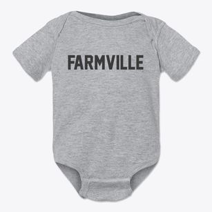 Farmville North Carolina Classic Block Baby Onesie