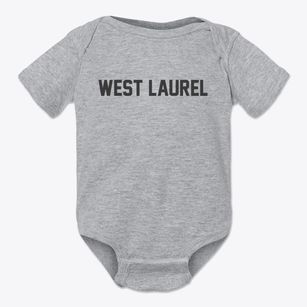 West Laurel Maryland Classic Block Baby Onesie