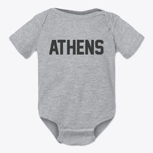 Athens New York Classic Block Baby Onesie