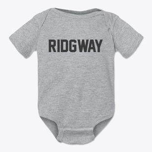 Ridgway Pennsylvania Classic Block Baby Onesie