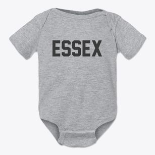Essex Massachusetts Classic Block Baby Onesie