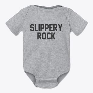 Slippery Rock Pennsylvania Classic Block Baby Onesie