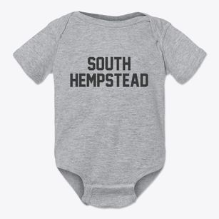 South Hempstead New York Classic Block Baby Onesie