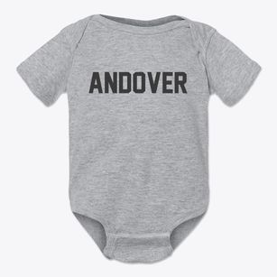 Andover New Hampshire Classic Block Baby Onesie