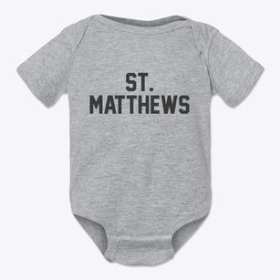 St. Matthews South Carolina Classic Block Baby Onesie