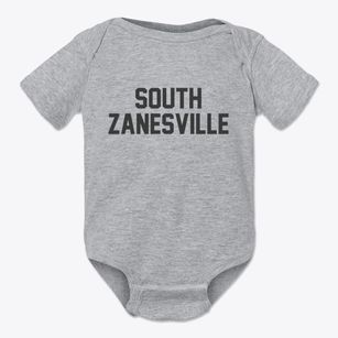South Zanesville Ohio Classic Block Baby Onesie