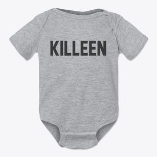 Killeen Texas Classic Block Baby Onesie