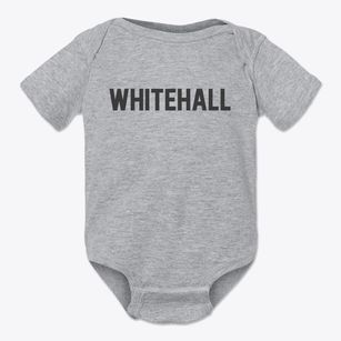 Whitehall Wisconsin Classic Block Baby Onesie