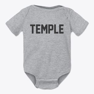 Temple Pennsylvania Classic Block Baby Onesie