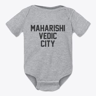 Maharishi Vedic City Iowa Classic Block Baby Onesie