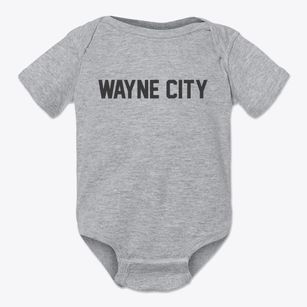 Wayne City Illinois Classic Block Baby Onesie