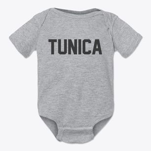 Tunica Mississippi Classic Block Baby Onesie