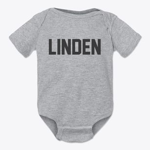 Linden Indiana Classic Block Baby Onesie