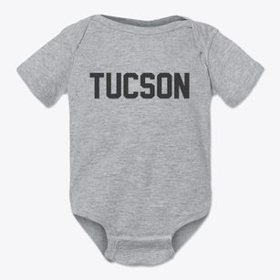 Tucson Arizona Classic Block Baby Onesie