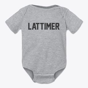 Lattimer Pennsylvania Classic Block Baby Onesie