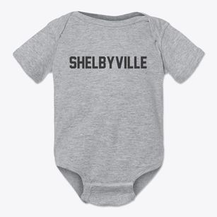 Shelbyville Missouri Classic Block Baby Onesie
