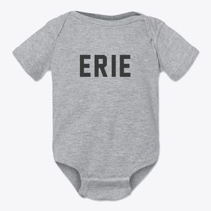 Erie Pennsylvania Classic Block Baby Onesie