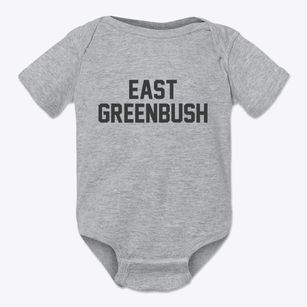 East Greenbush New York Classic Block Baby Onesie
