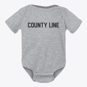 County Line Alabama Classic Block Baby Onesie