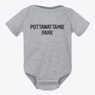 Pottawattamie Park Indiana Classic Block Baby Onesie