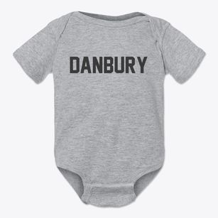 Danbury Wisconsin Classic Block Baby Onesie