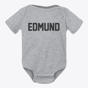 Edmund Wisconsin Classic Block Baby Onesie