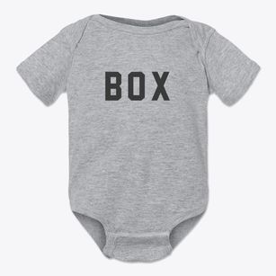Box Oklahoma Classic Block Baby Onesie