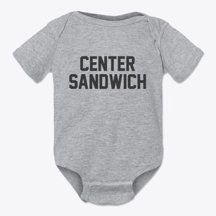 Center Sandwich New Hampshire Classic Block Baby Onesie