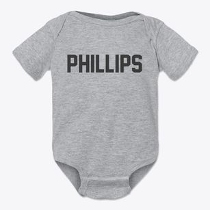 Phillips Oklahoma Classic Block Baby Onesie
