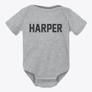 Harper Oregon Classic Block Baby Onesie