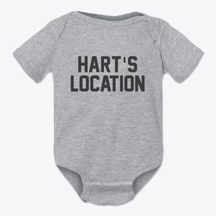 Hart's Location New Hampshire Classic Block Baby Onesie