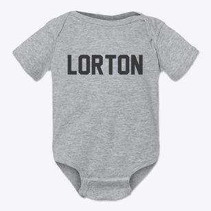 Lorton Nebraska Classic Block Baby Onesie
