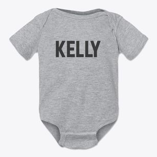 Kelly Wyoming Classic Block Baby Onesie