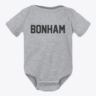 Bonham Texas Classic Block Baby Onesie