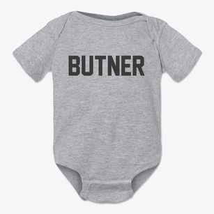 Butner North Carolina Classic Block Baby Onesie