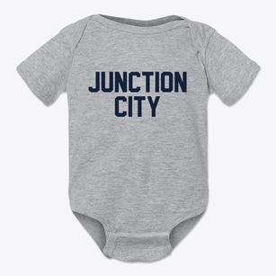 Junction City Oregon Classic Block Baby Onesie