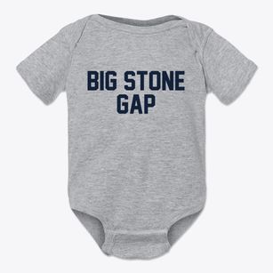 Big Stone Gap Virginia Classic Block Baby Onesie