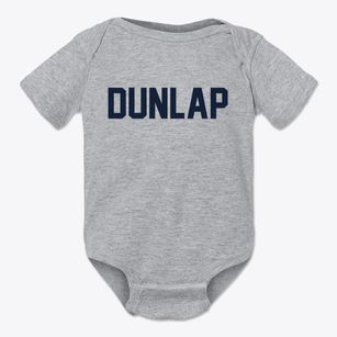 Dunlap Tennessee Classic Block Baby Onesie