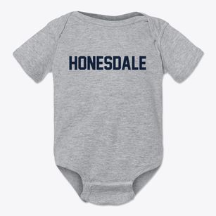 Honesdale Pennsylvania Classic Block Baby Onesie