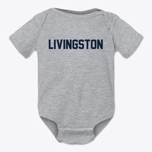 Livingston Alabama Classic Block Baby Onesie