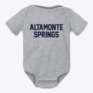 Altamonte Springs Florida Classic Block Baby Onesie