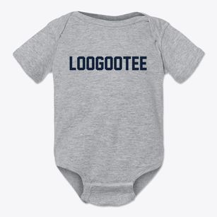 Loogootee Indiana Classic Block Baby Onesie