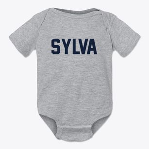 Sylva North Carolina Classic Block Baby Onesie