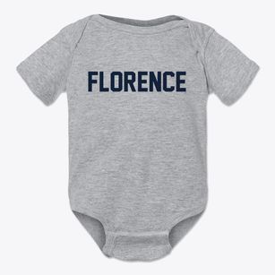 Florence South Carolina Classic Block Baby Onesie