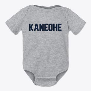 Kaneohe Hawaii Classic Block Baby Onesie